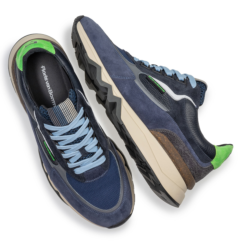Floris van Bommel Floris van Bommel Sneaker De Zager 12.06 Donker Blauw