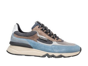 Floris van Bommel Floris van Bommel Sneaker De Zager 12.04 Licht Blauw