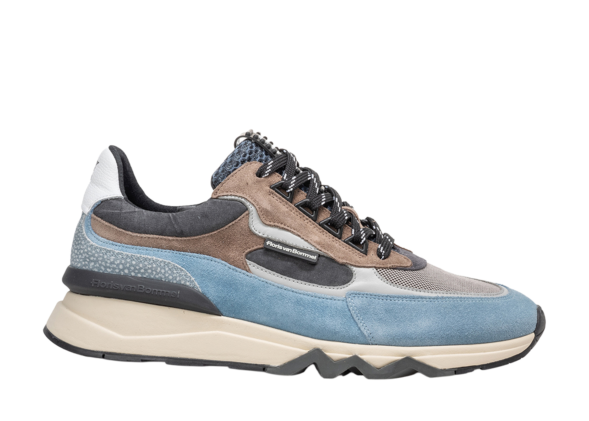 Floris van Bommel Floris van Bommel Sneaker De Zager 12.04 Licht Blauw