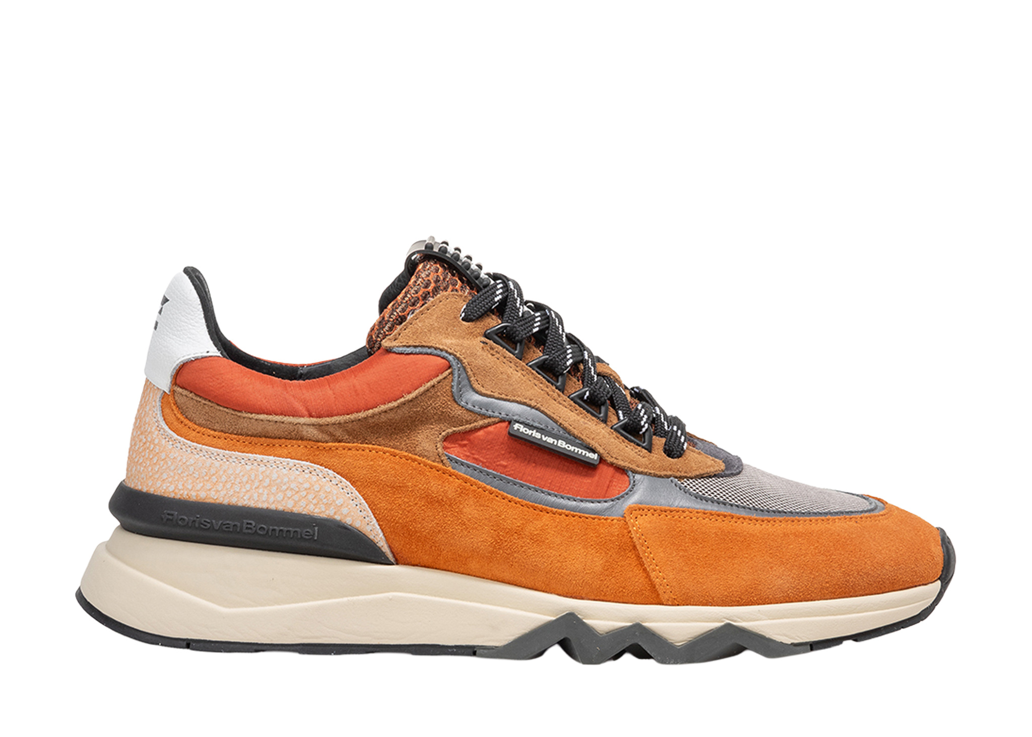 Floris van Bommel Floris van Bommel Sneaker De Zager 12.02 Oranje