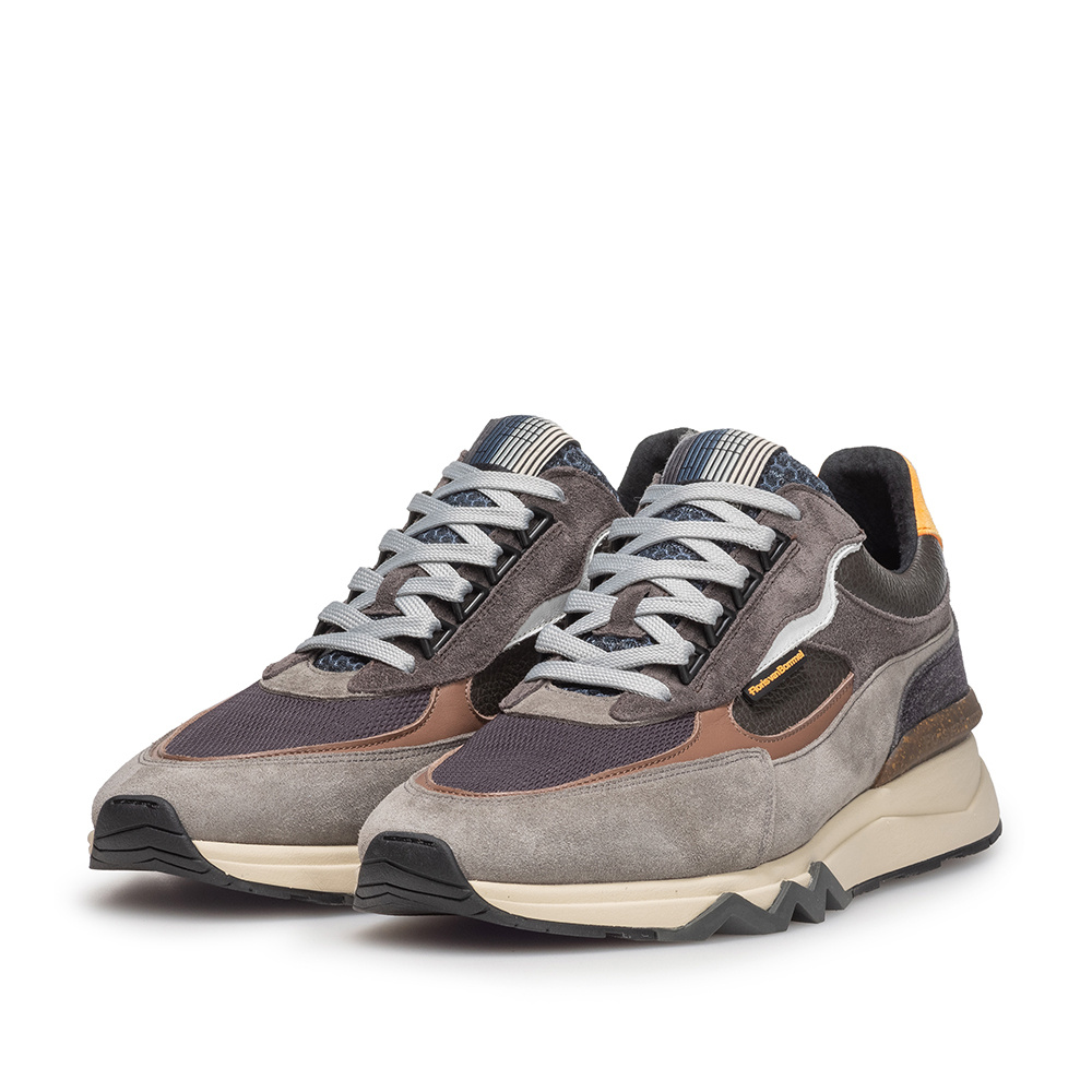 Floris van Bommel Floris van Bommel Sneaker De Zager 12.07 Donker Grijs