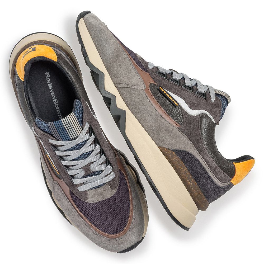 Floris van Bommel Floris van Bommel Sneaker De Zager 12.07 Donker Grijs