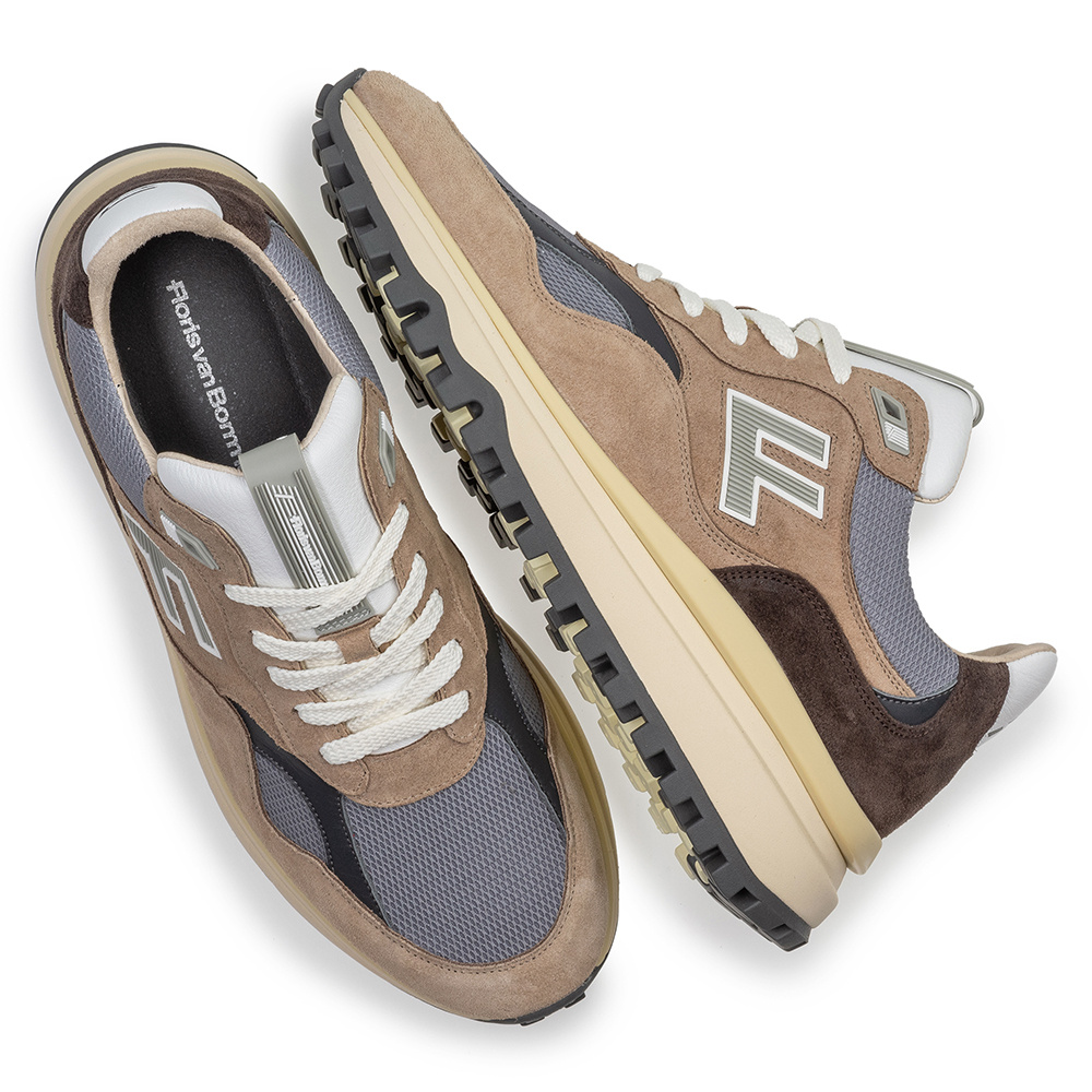 Floris van Bommel Floris van Bommel Sneaker De Gripper 01.02 Licht Bruin