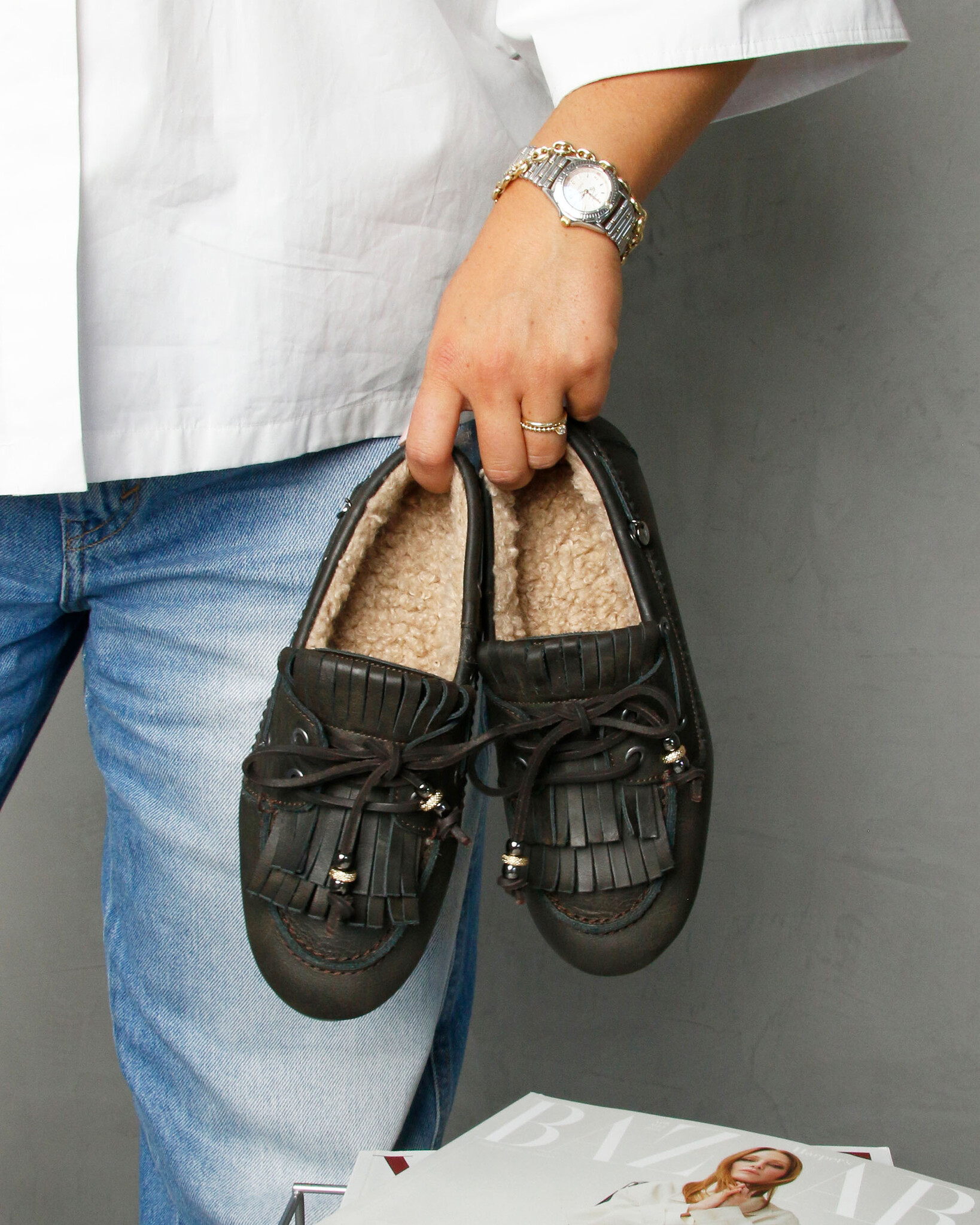 Via Vai VIA VAI Mocassins June Shelby 62418-01-316 Bruin