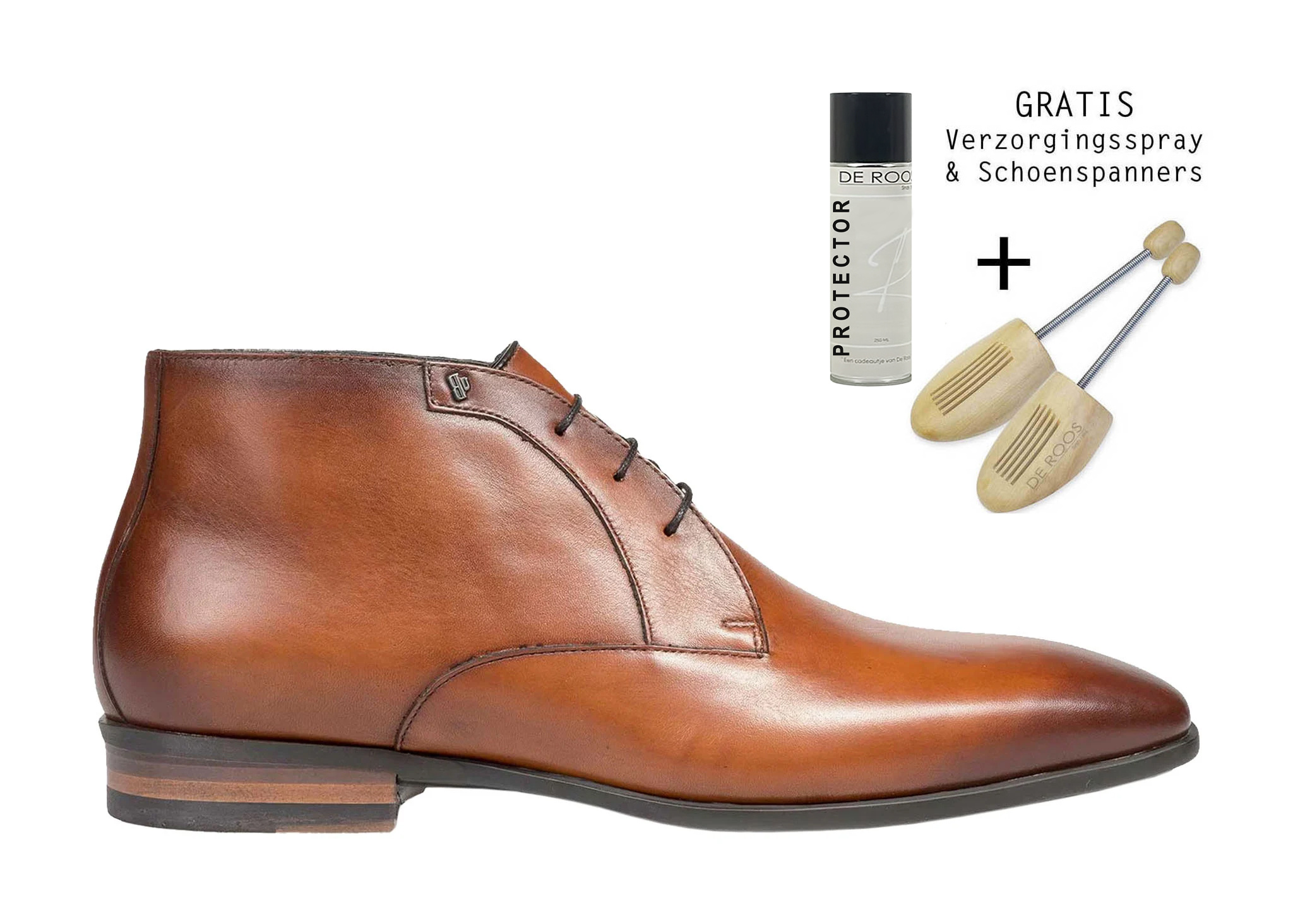 Van Bommel Van Bommel Halfhoge Veterschoen Sella 03.04 Cognac