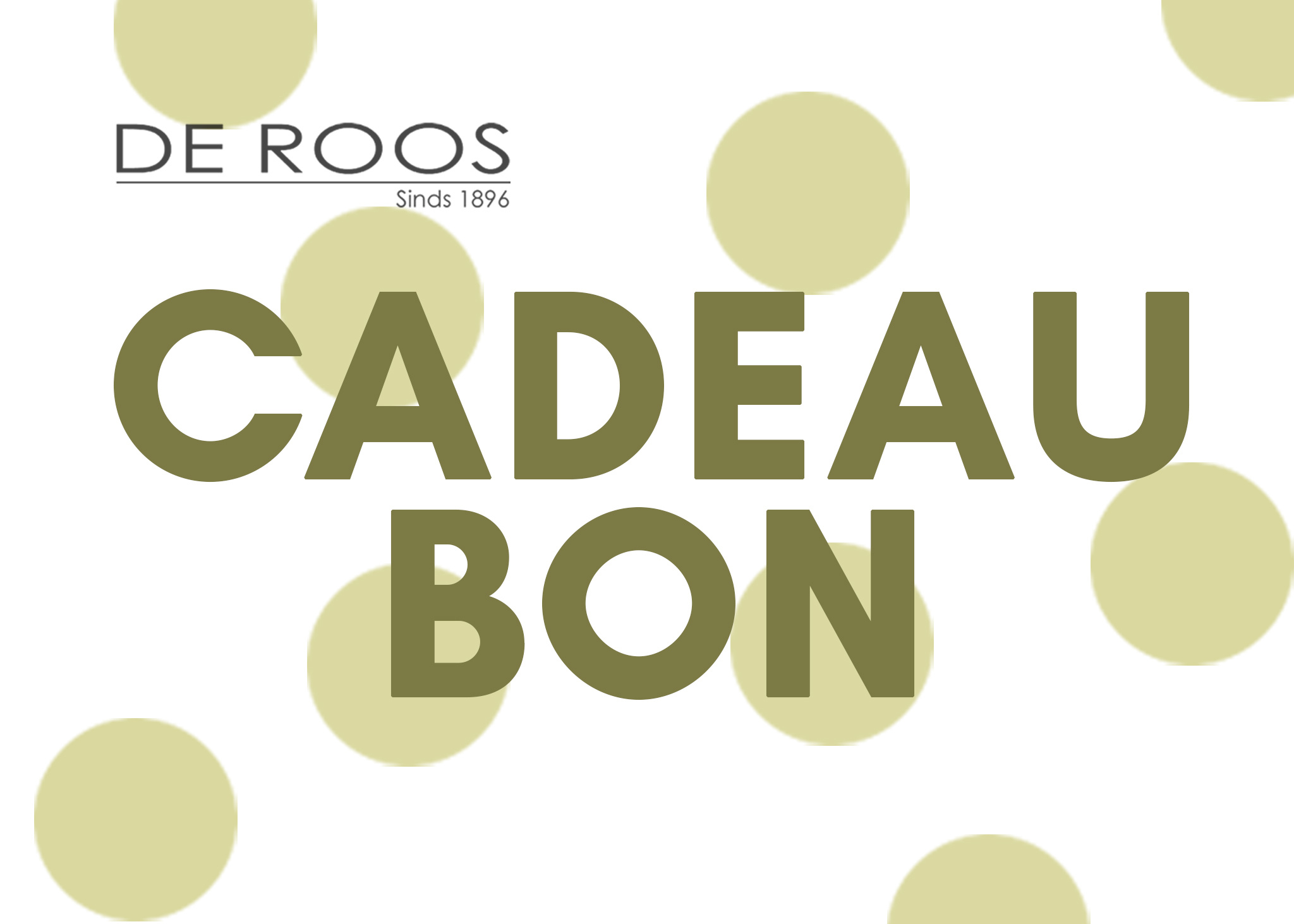 De Roos Schoenen De Roos Schoenen Cadeaubon