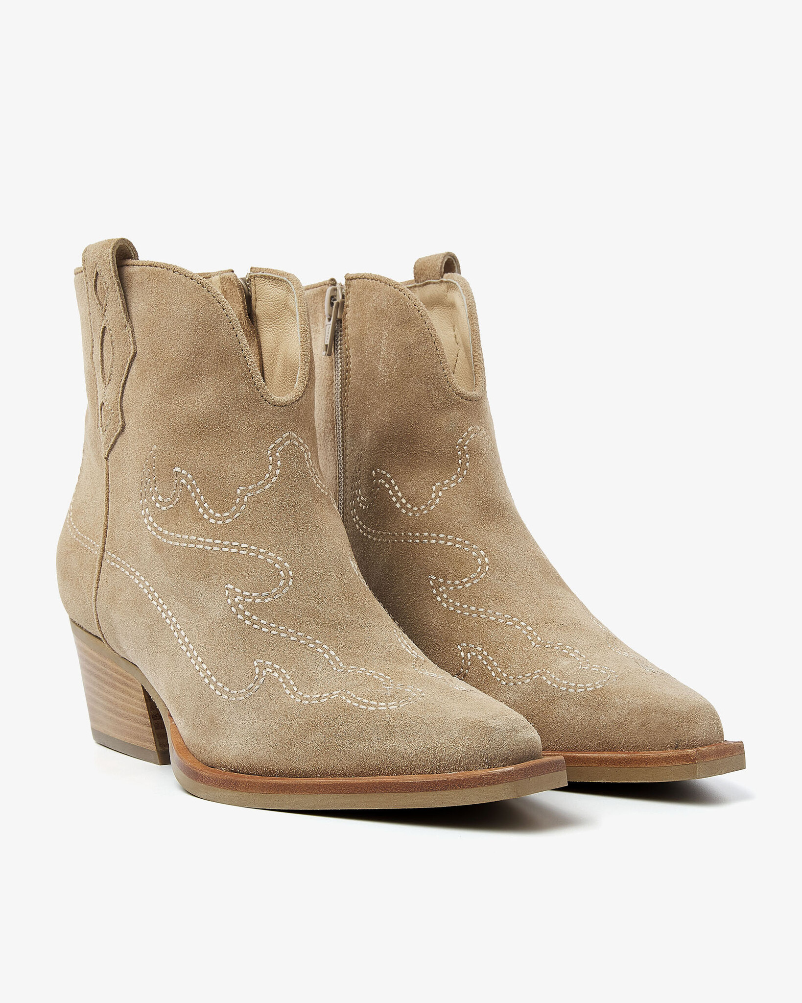 Via Vai VIA VAI Enkellaarsje Do Olivia 62206-02-212 Beige