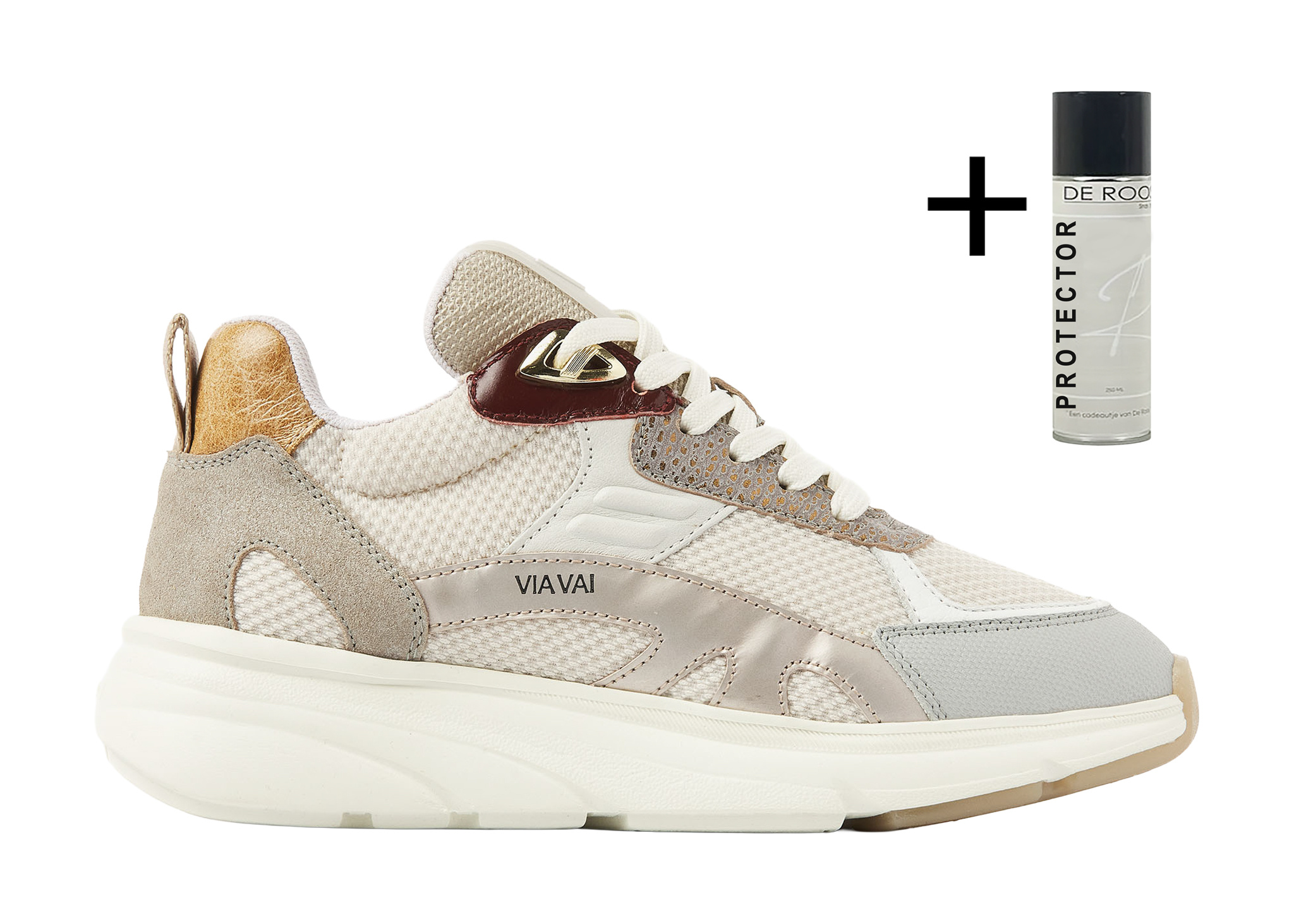 Via Vai VIA VAI Sneaker Vic Harmony  62341-03-212 Beige