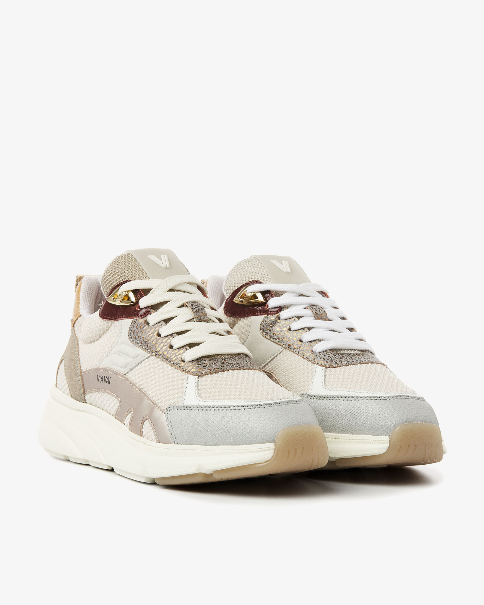 Via Vai VIA VAI Sneaker Vic Harmony  62341-03-212 Beige