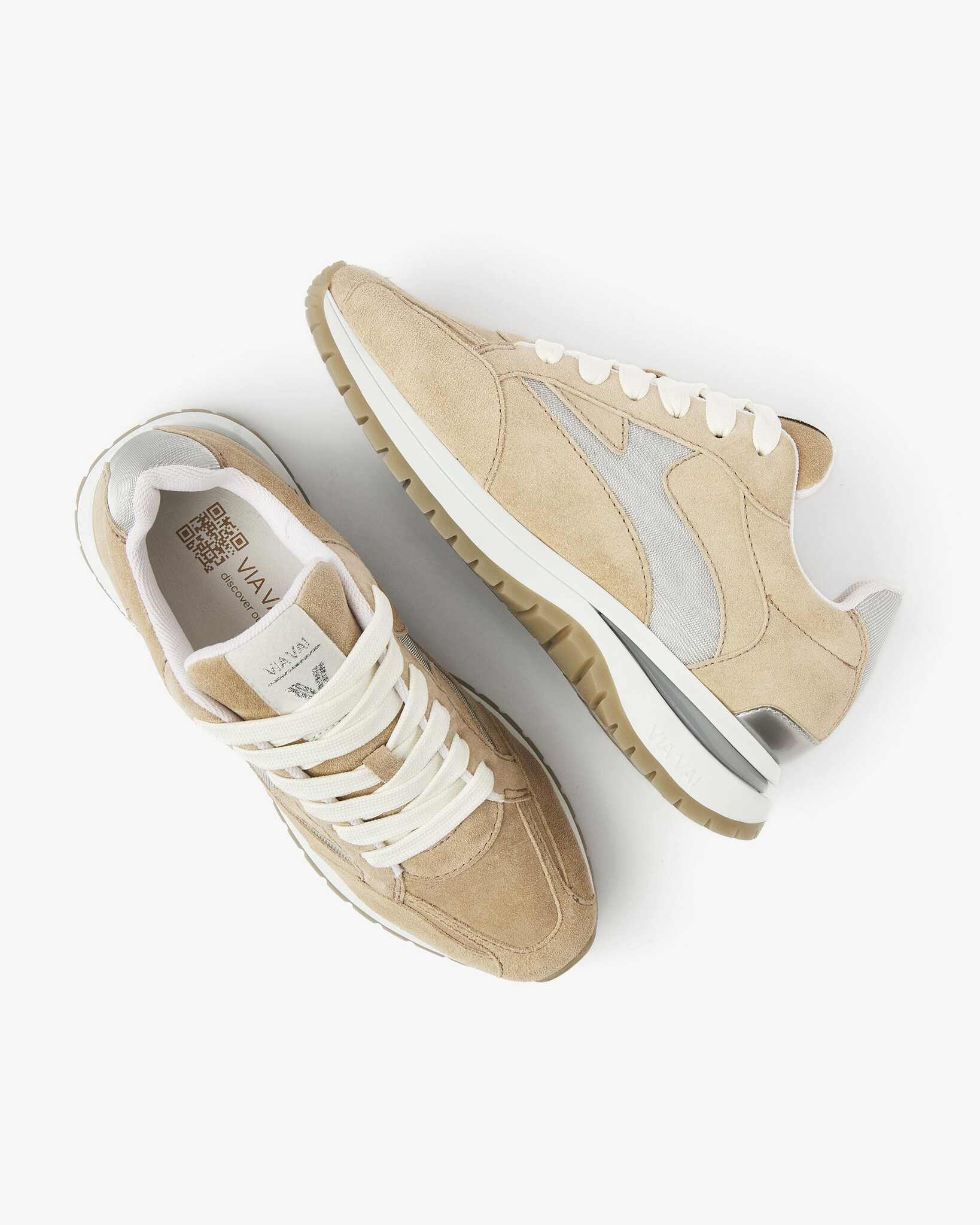 Via Vai VIA VAI Sneaker Usher Riggs 62343-01-212 Beige