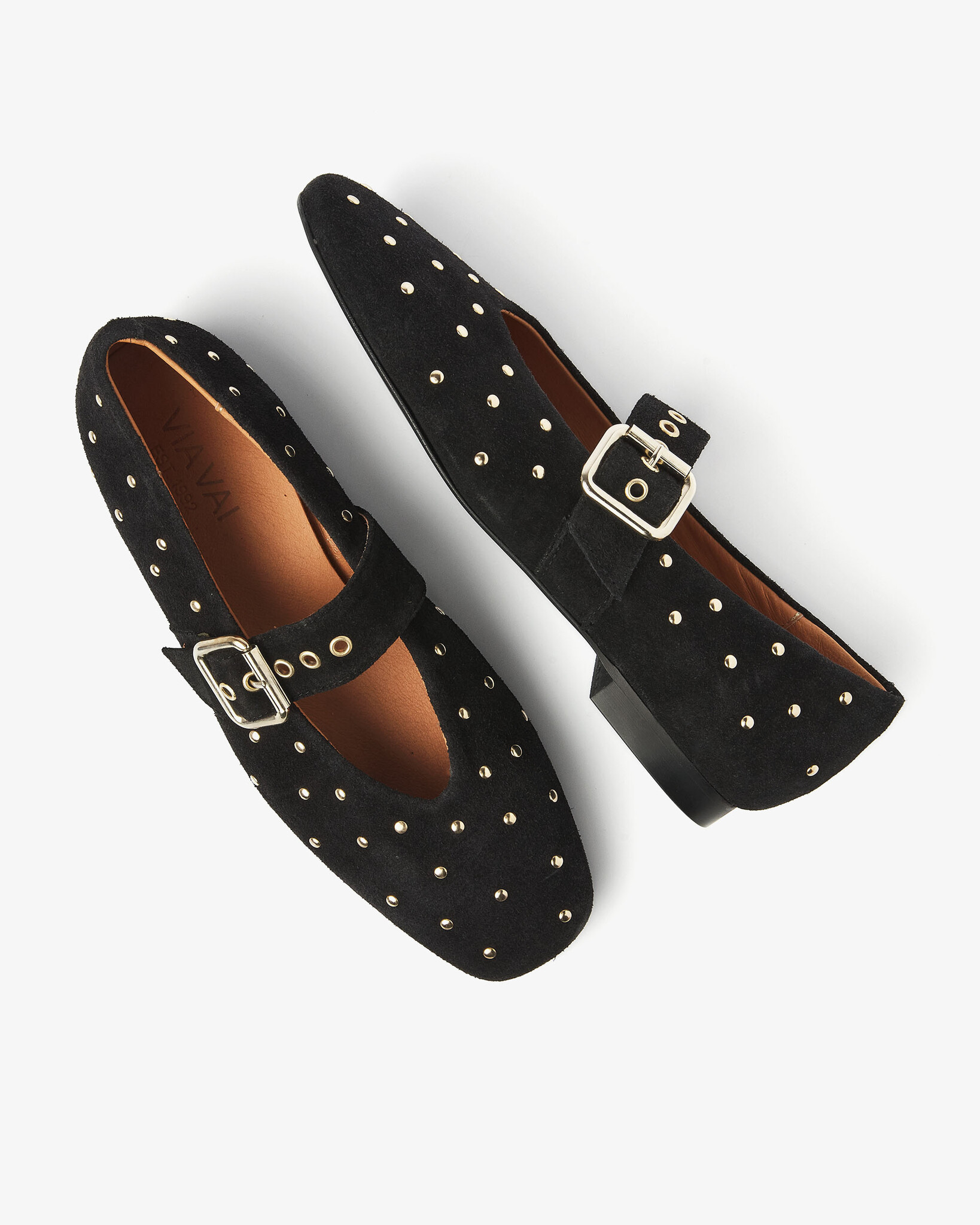 Via Vai VIA VAI Ballerina Lou Nina 62371-01-900 Zwart