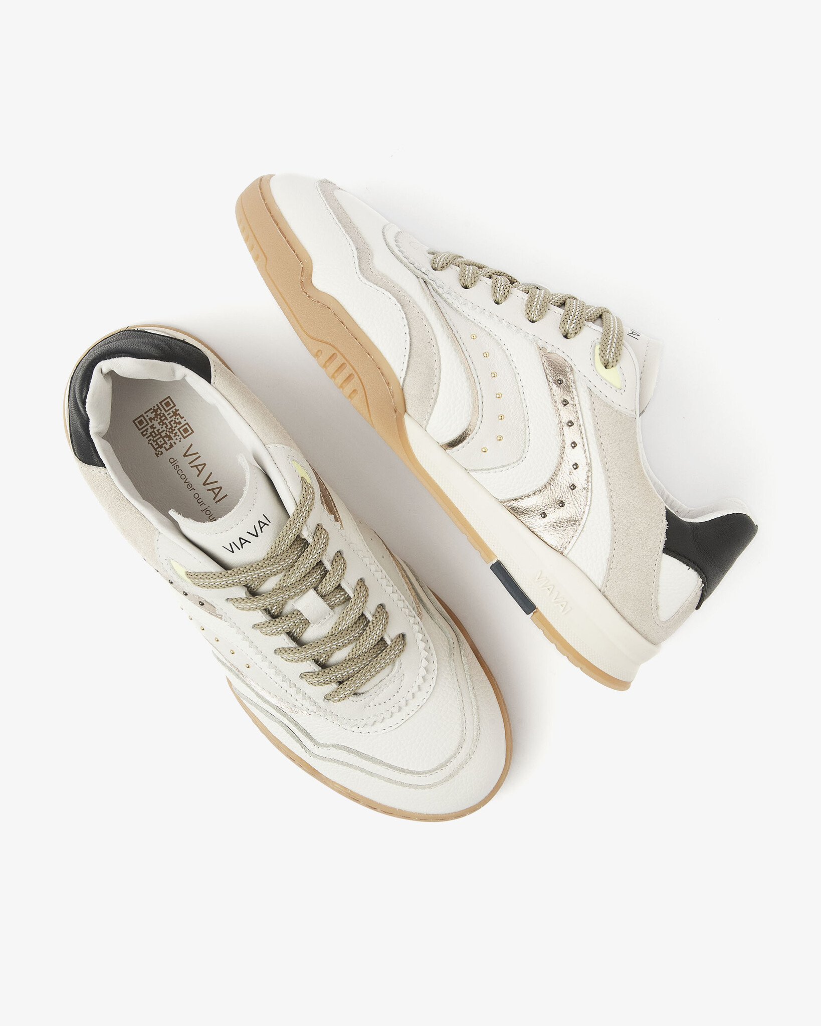 Via Vai VIA VAI Sneakers Kris Pax 62390-02-001 Wit