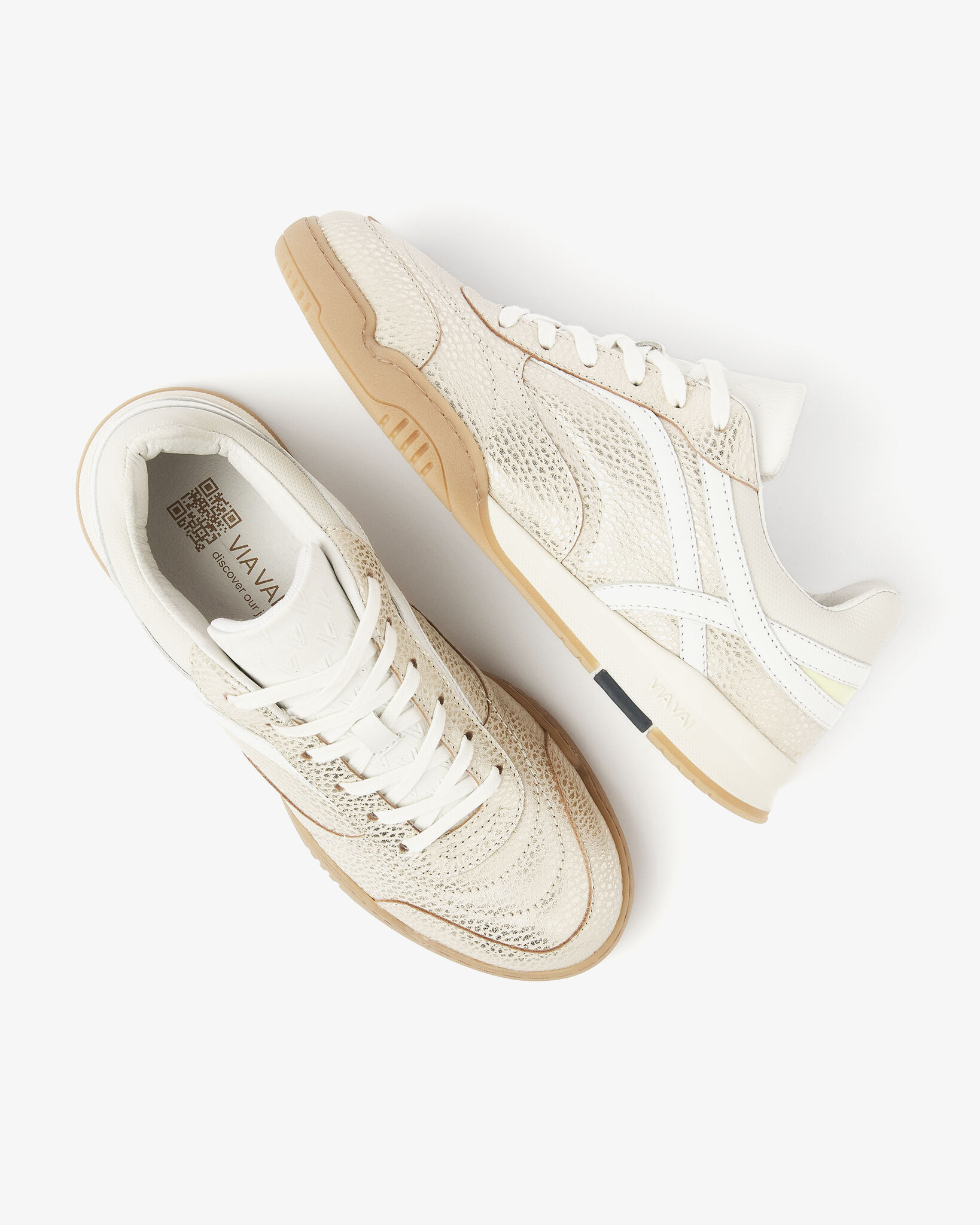 Via Vai VIA VAI Sneakers Kris Sky 62393-02-1219 Beige Metallic