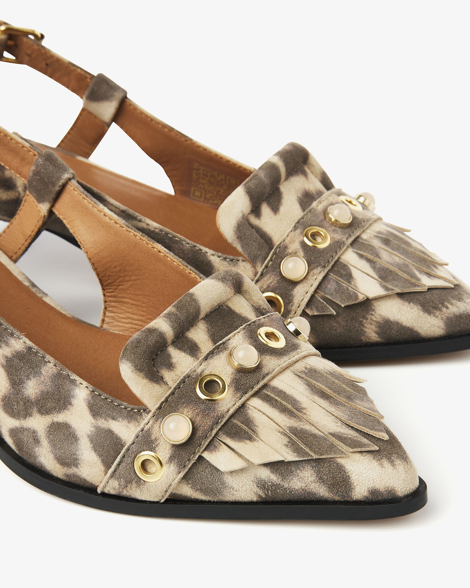 Via Vai VIA VAI Slingback Lea Aileen 62398-01-315 Luipaard