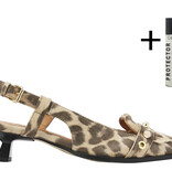 Via Vai VIA VAI Slingback Lea Aileen 62398-01-315 Luipaard