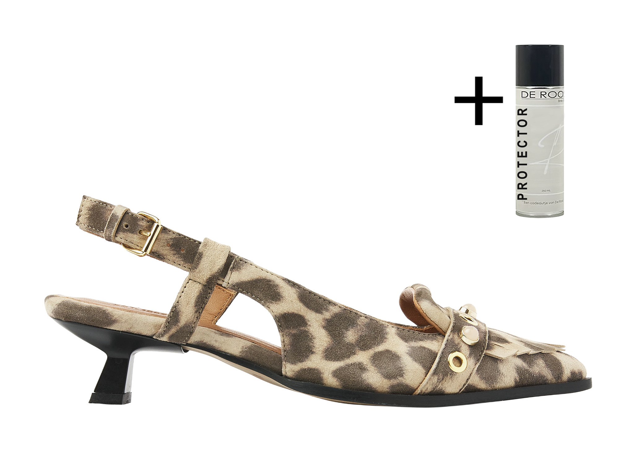 Via Vai VIA VAI Slingback Lea Aileen 62398-01-315 Luipaard