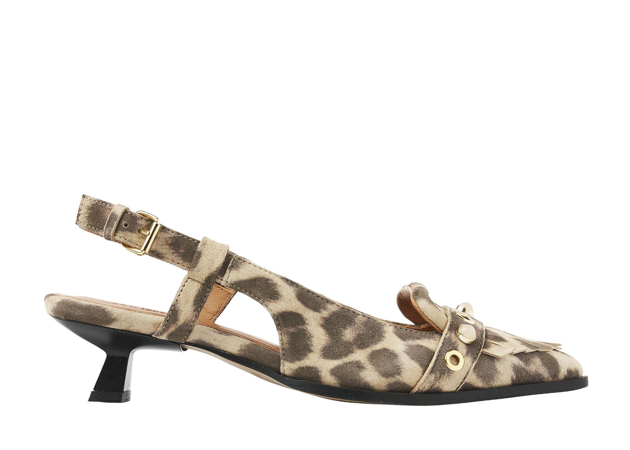 Via Vai VIA VAI Slingback Lea Aileen 62398-01-315 Luipaard