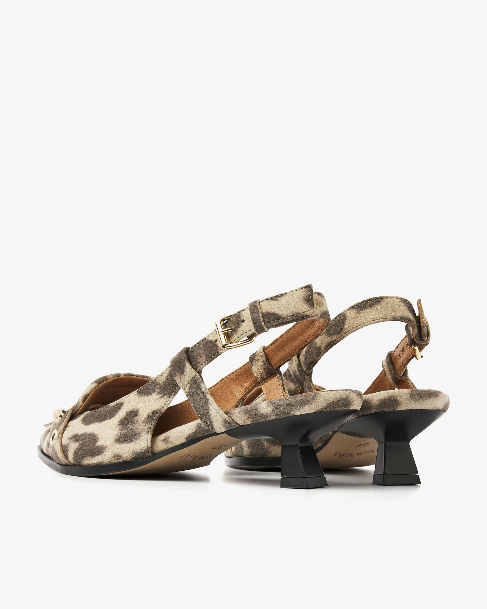 Via Vai VIA VAI Slingback Lea Aileen 62398-01-315 Luipaard
