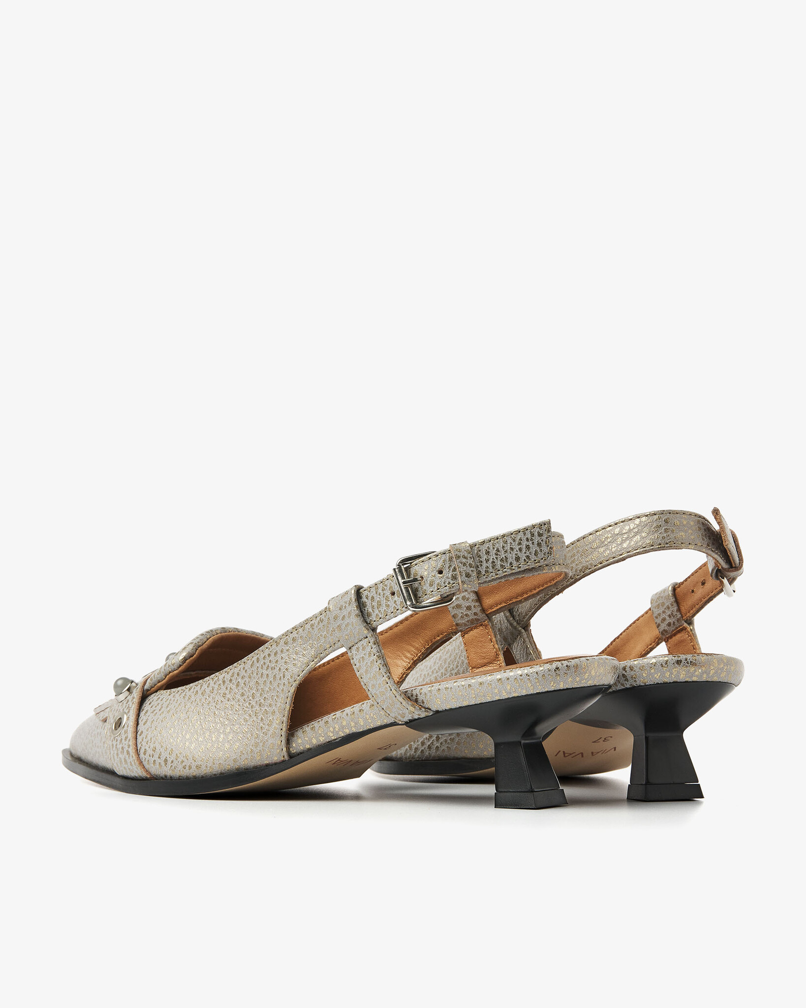 Via Vai VIA VAI Slingback Lea Aileen 62398-03-1218 Metallic