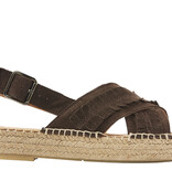 Via Vai VIA VAI  Espadrilles Mondi Noel 62406-01-316 Donker Bruin