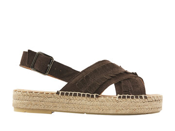 Via Vai VIA VAI  Espadrilles Mondi Noel 62406-01-316 Donker Bruin