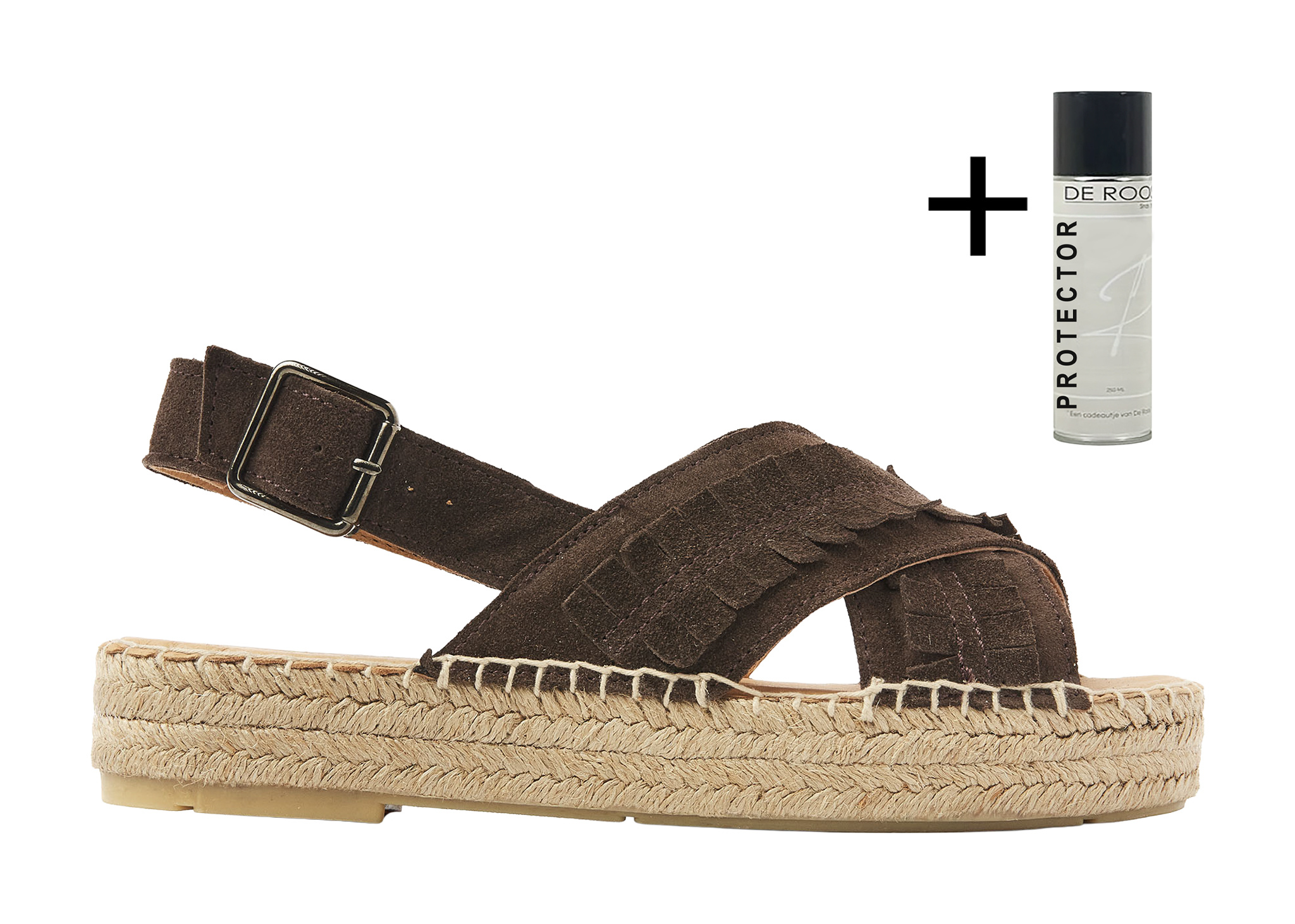 Via Vai VIA VAI  Espadrilles Mondi Noel 62406-01-316 Donker Bruin