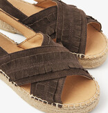 Via Vai VIA VAI  Espadrilles Mondi Noel 62406-01-316 Donker Bruin