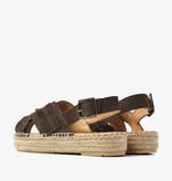 Via Vai VIA VAI  Espadrilles Mondi Noel 62406-01-316 Donker Bruin
