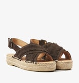 Via Vai VIA VAI  Espadrilles Mondi Noel 62406-01-316 Donker Bruin