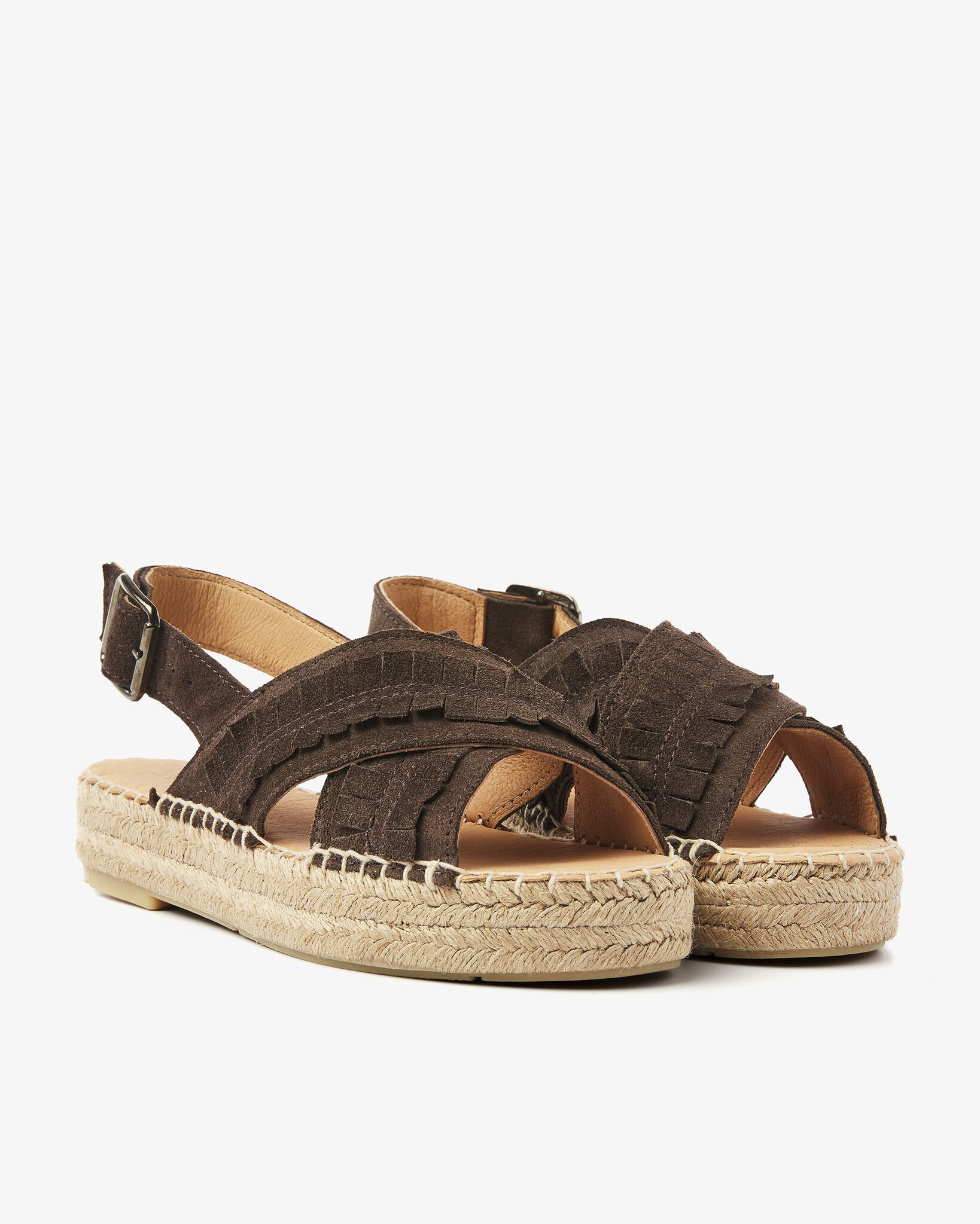 Via Vai VIA VAI  Espadrilles Mondi Noel 62406-01-316 Donker Bruin