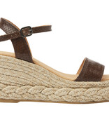 Via Vai VIA VAI  Espadrilles Capri Neva 62409-03-1364 Slang Bruin