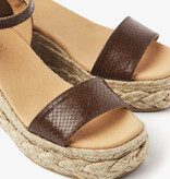 Via Vai VIA VAI  Espadrilles Capri Neva 62409-03-1364 Slang Bruin