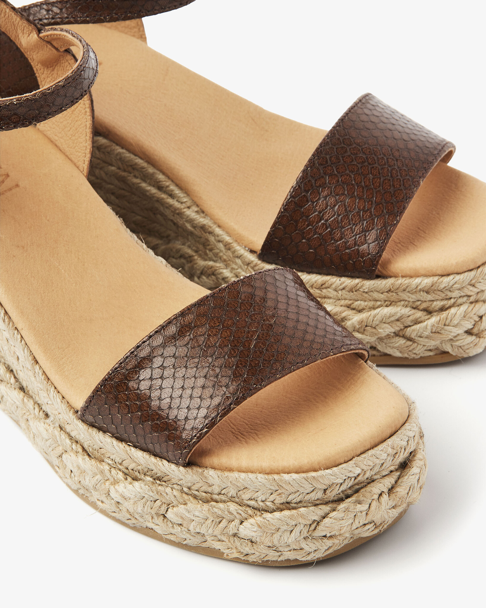 Via Vai VIA VAI  Espadrilles Capri Neva 62409-03-1364 Slang Bruin