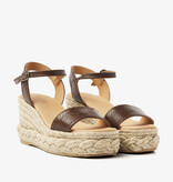 Via Vai VIA VAI  Espadrilles Capri Neva 62409-03-1364 Slang Bruin