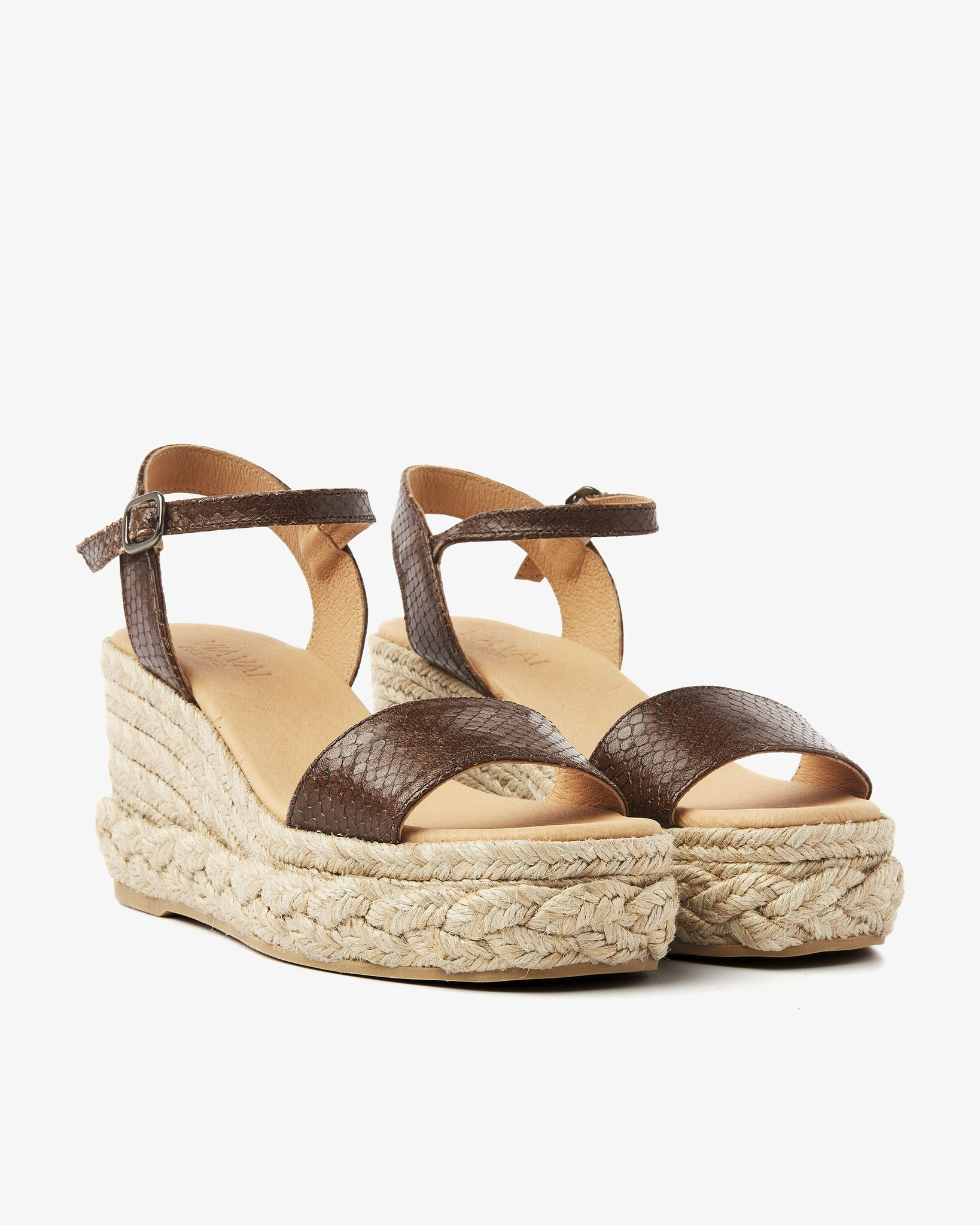 Via Vai VIA VAI  Espadrilles Capri Neva 62409-03-1364 Slang Bruin
