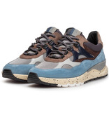 Floris van Bommel Floris van Bommel Sneaker De Treener 05.00 Licht Blauw