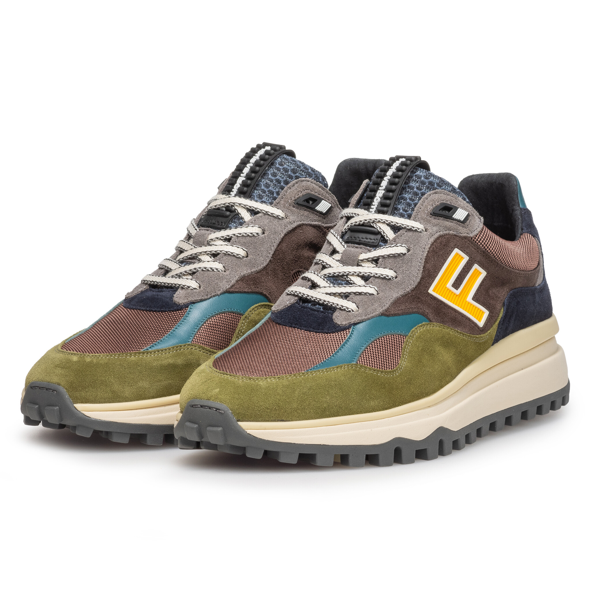 Floris van Bommel Floris van Bommel Sneaker De Gripper 01.10 Groen