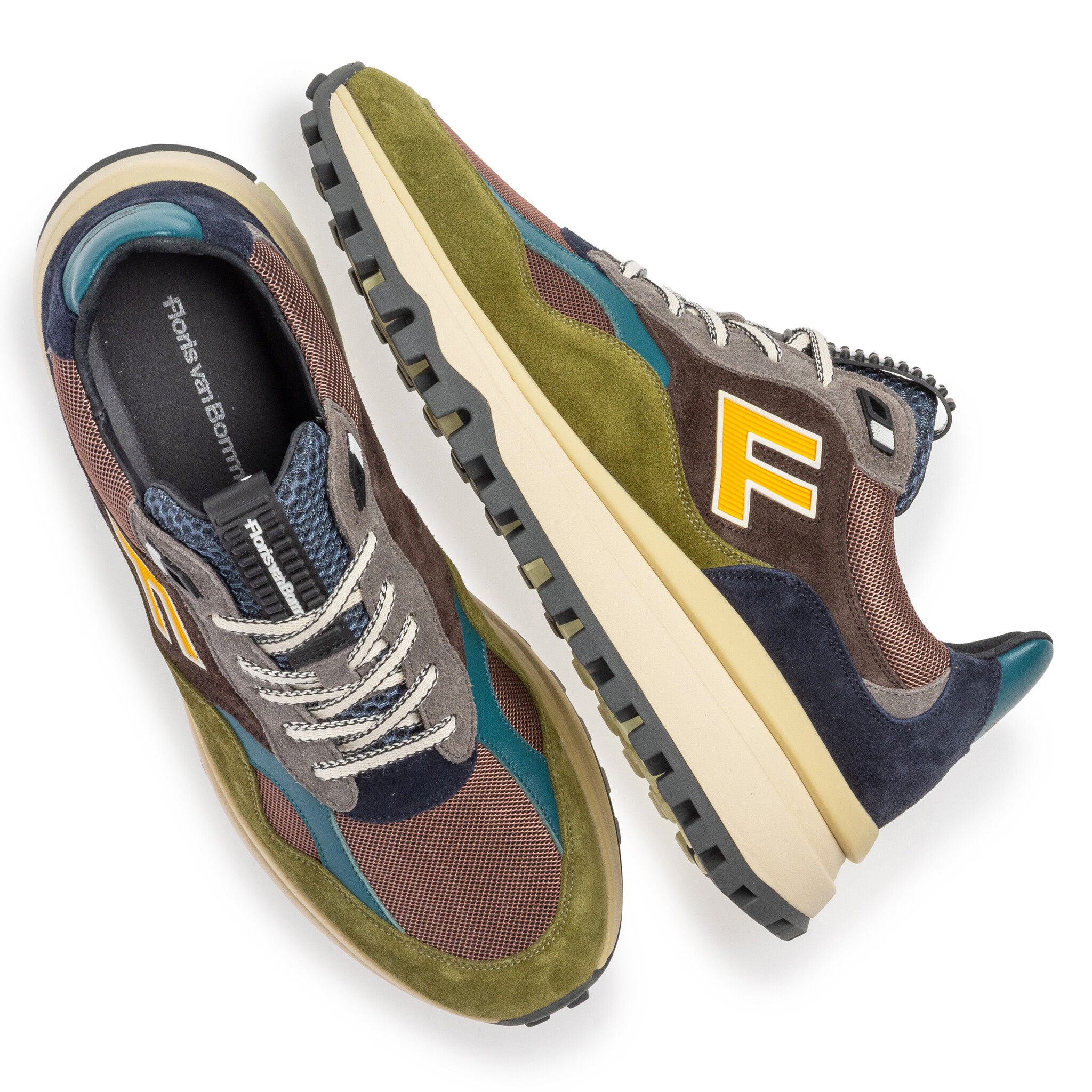 Floris van Bommel Floris van Bommel Sneaker De Gripper 01.10 Groen