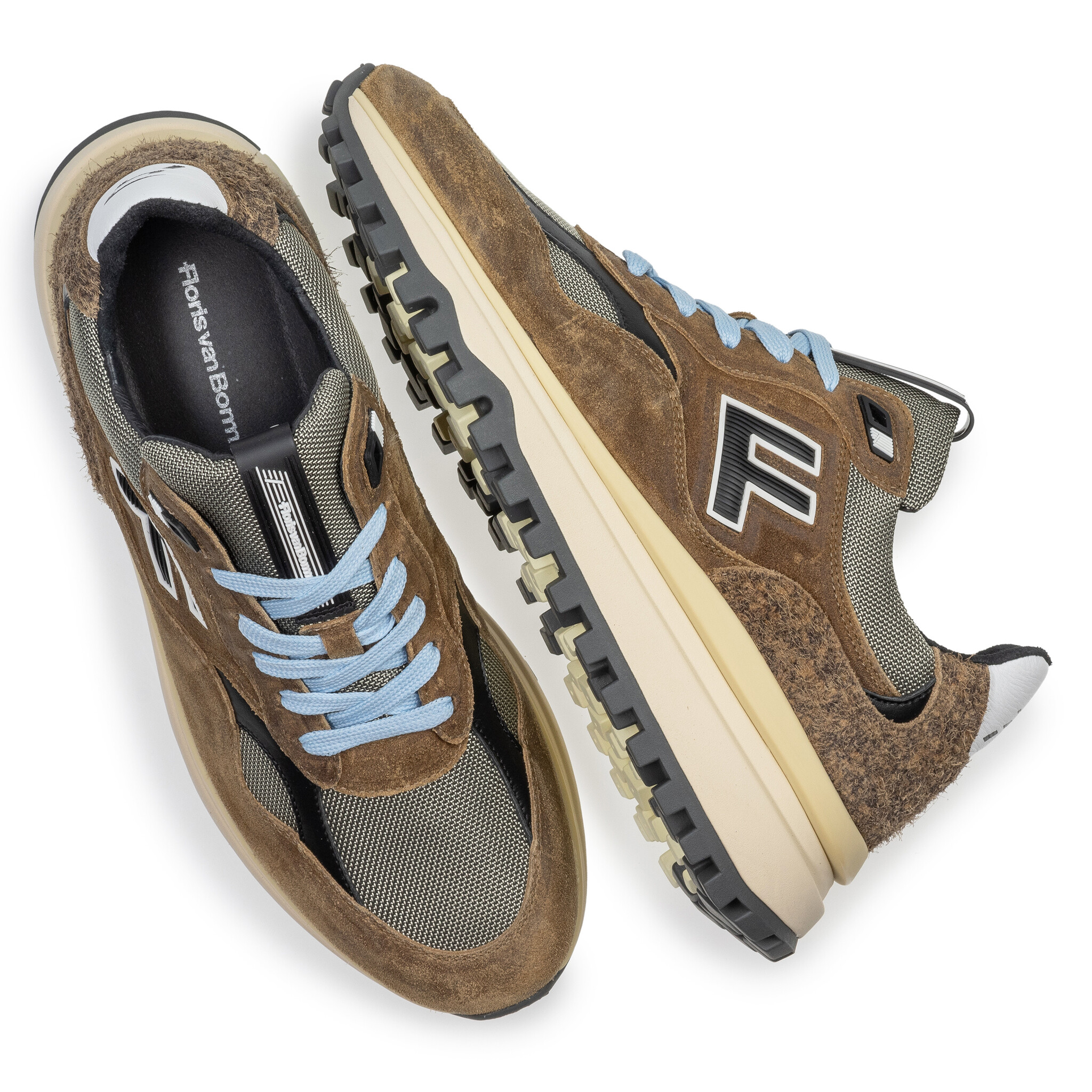 Floris van Bommel Floris van Bommel Sneaker De Gripper 01.06 Licht Bruin