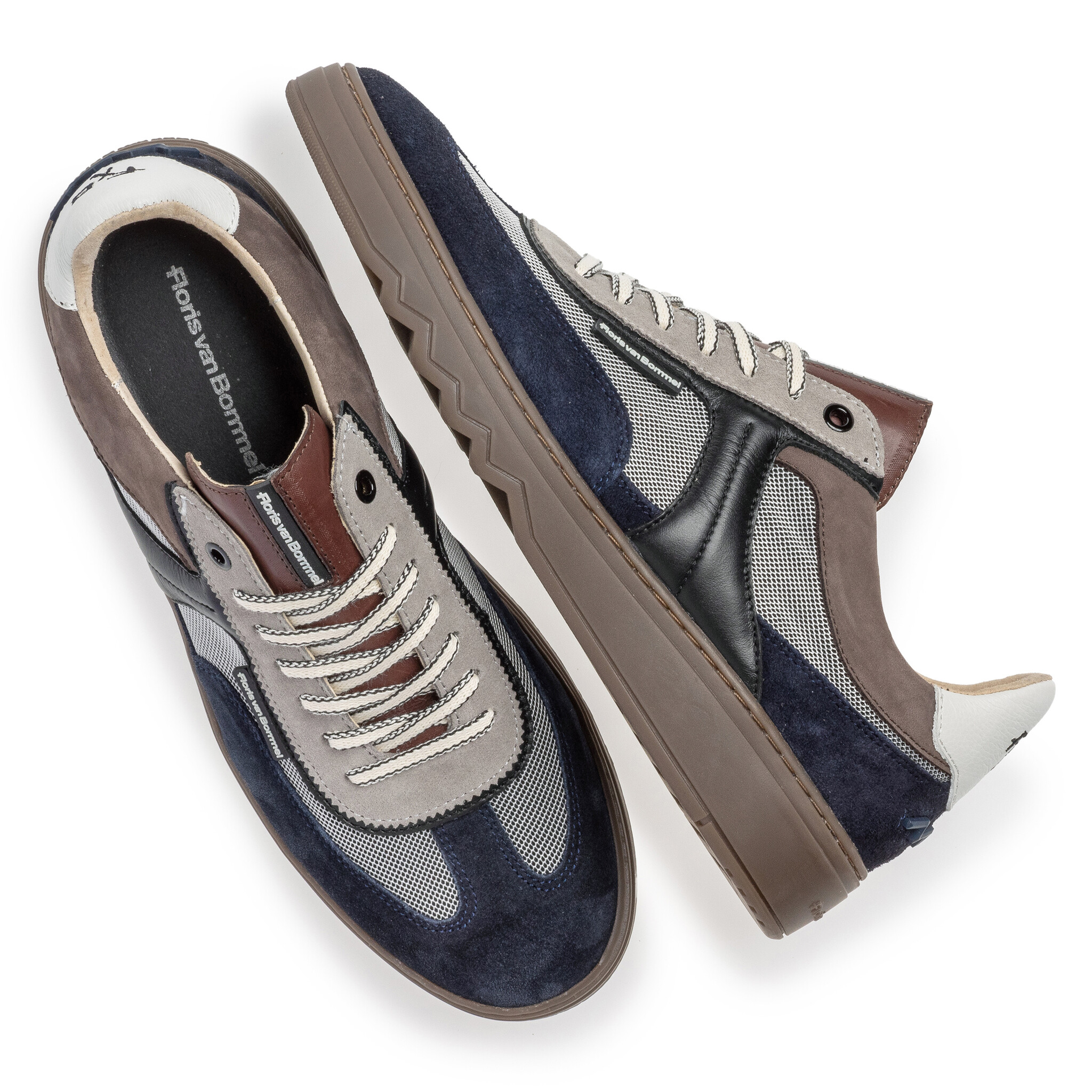 Floris van Bommel Floris van Bommel Sneaker De Kupster 08.13 Donker Blauw