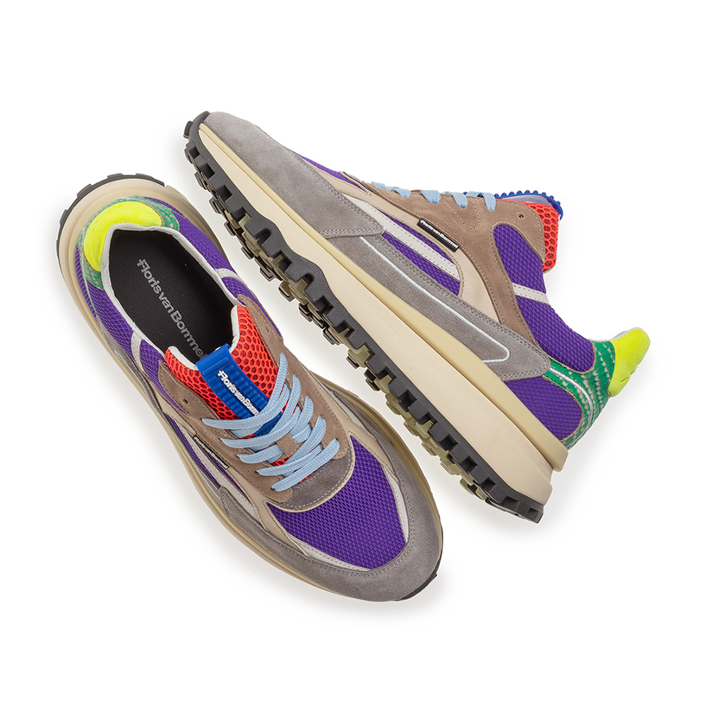 Floris van Bommel Floris van Bommel Sneaker De Gripper 02.00 Paars