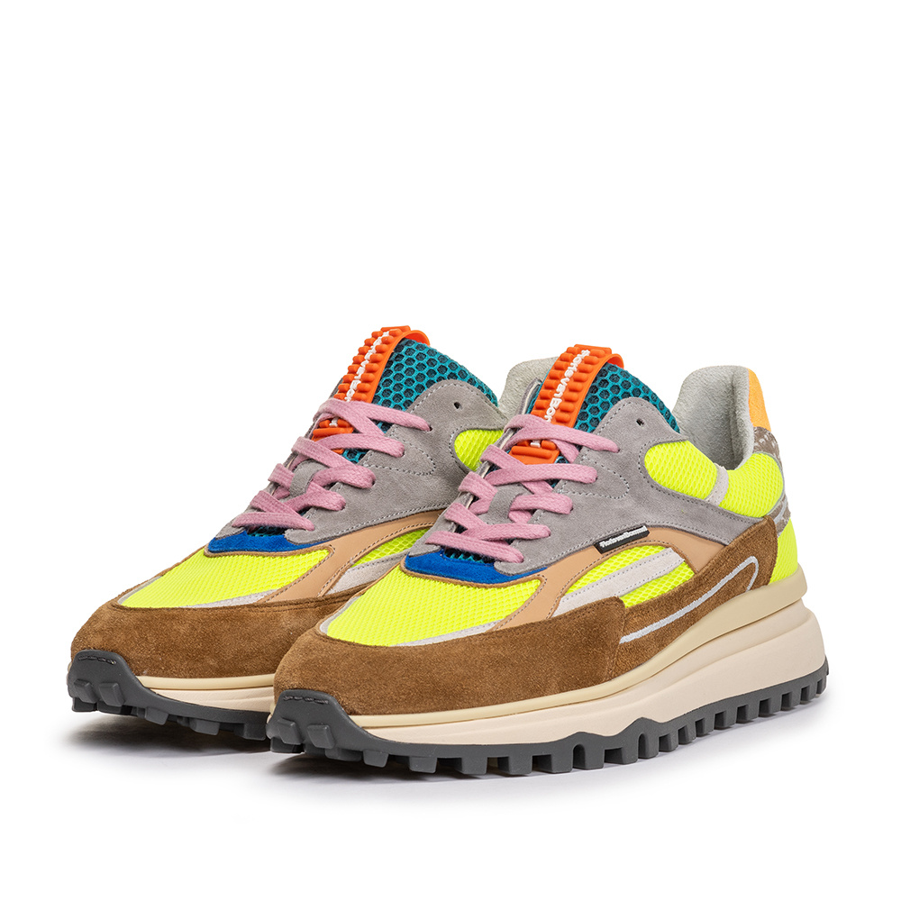 Floris van Bommel Floris van Bommel Sneaker De Gripper 02.02 Geel