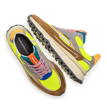 Floris van Bommel Floris van Bommel Sneaker De Gripper 02.02 Geel