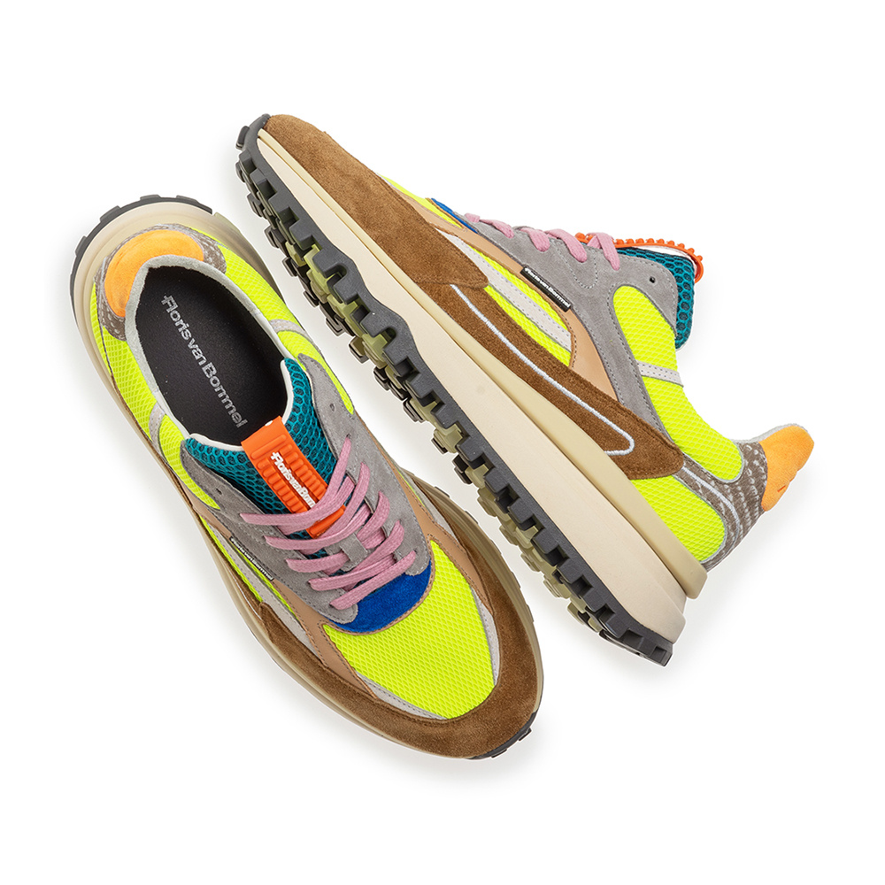 Floris van Bommel Floris van Bommel Sneaker De Gripper 02.02 Geel