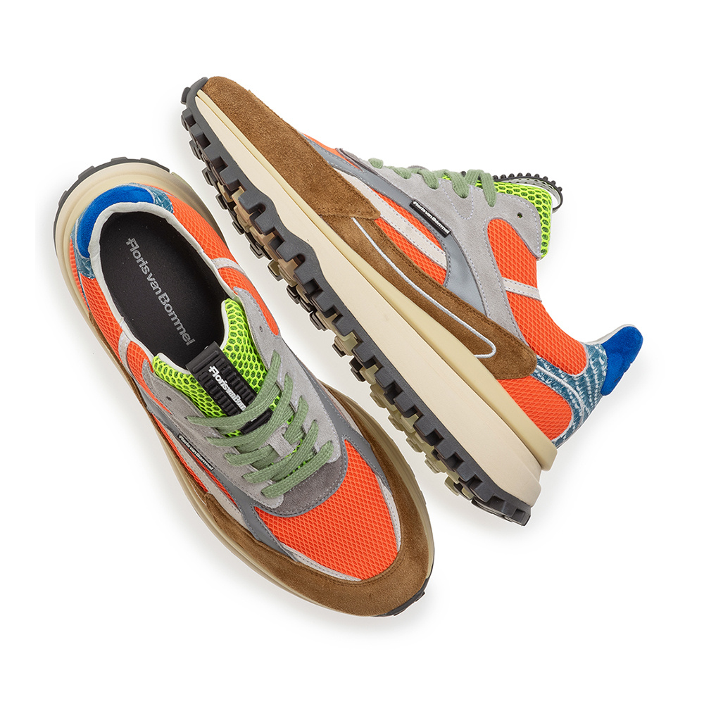 Floris van Bommel Floris van Bommel Sneaker De Gripper 02.01 Oranje