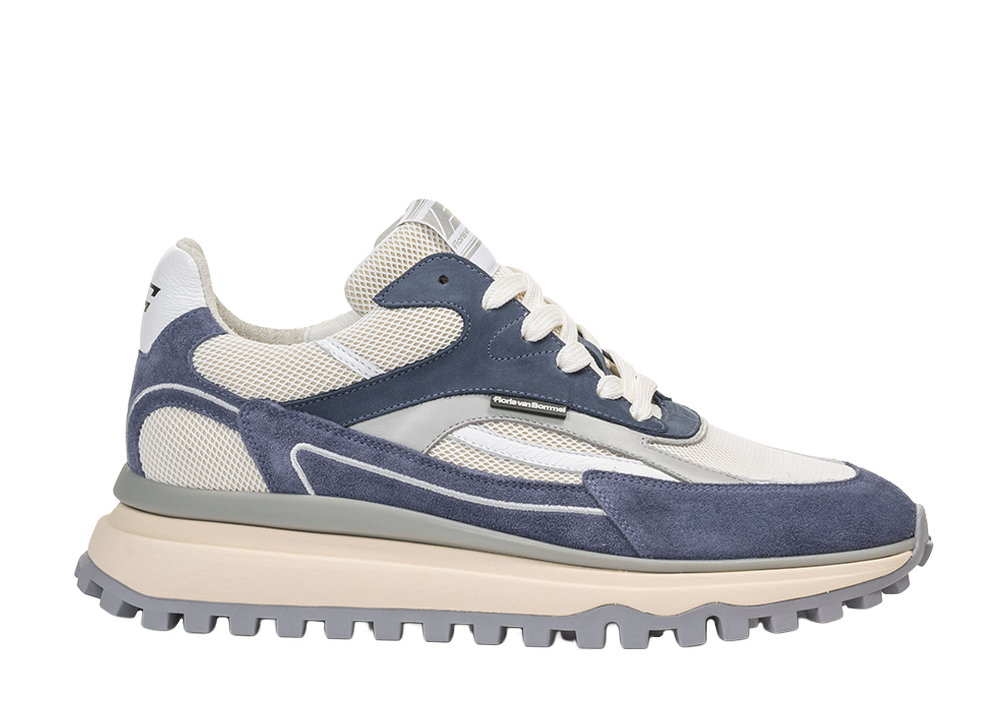 Floris van Bommel Floris van Bommel Sneaker De Gripper 02.06 Blauw