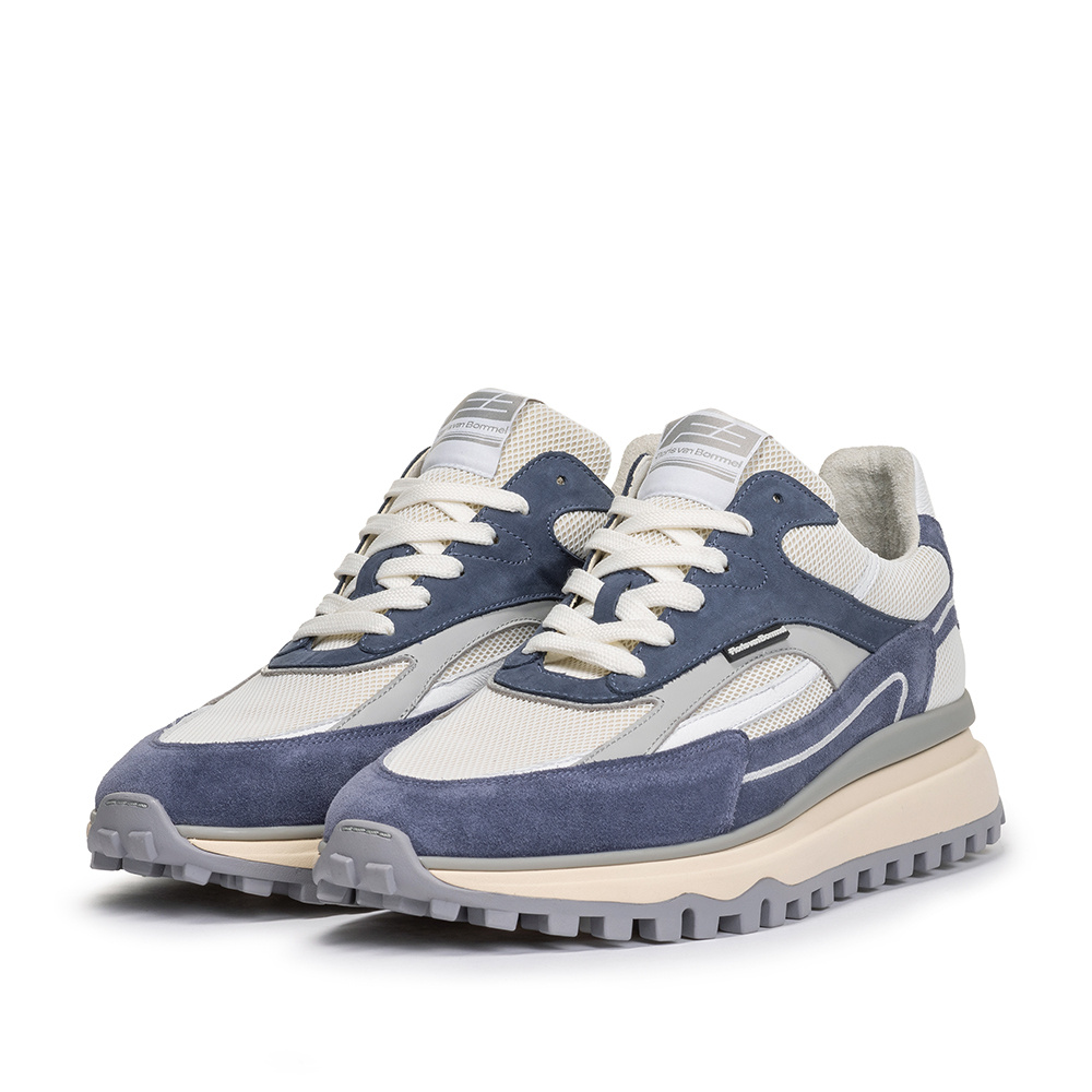 Floris van Bommel Floris van Bommel Sneaker De Gripper 02.06 Blauw