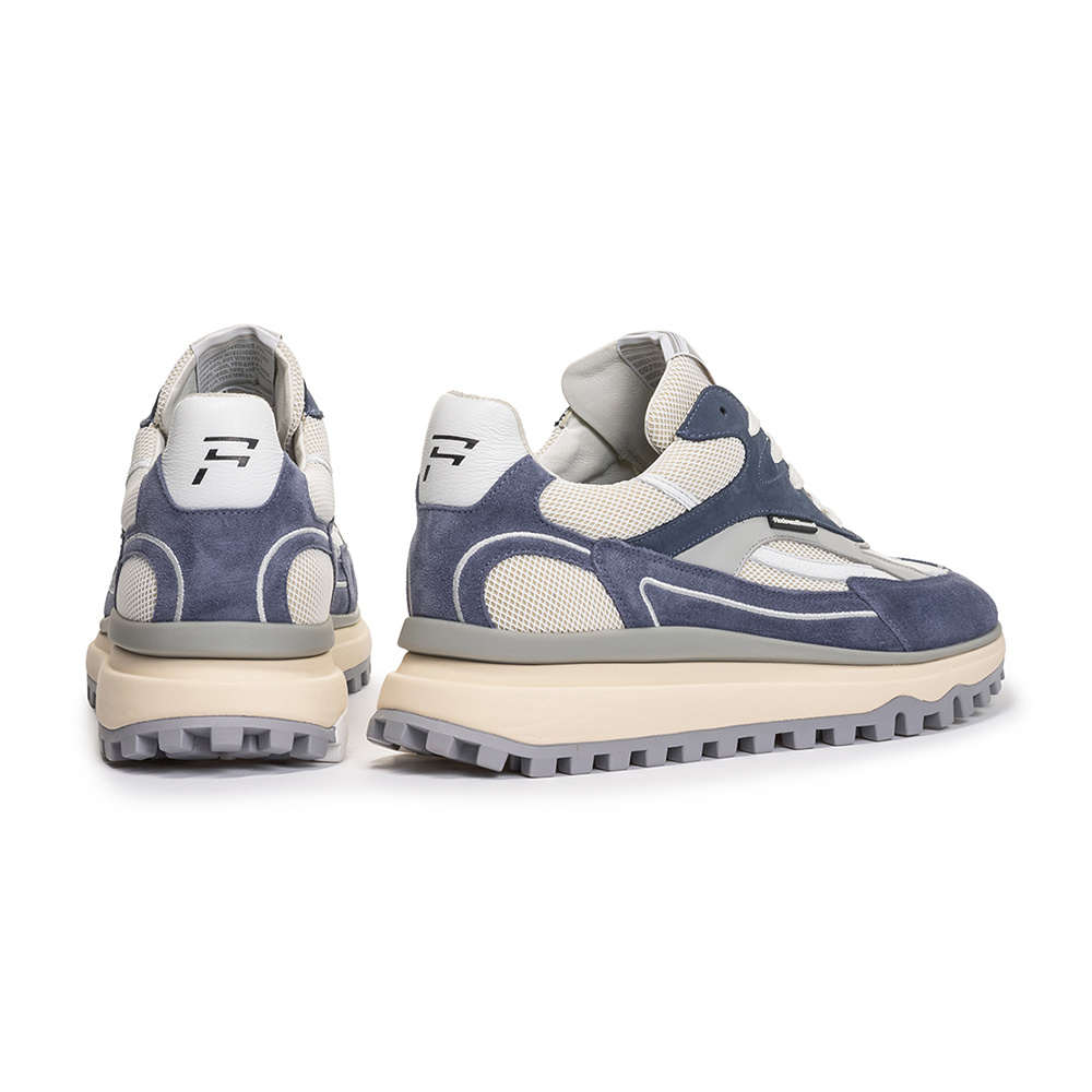 Floris van Bommel Floris van Bommel Sneaker De Gripper 02.06 Blauw