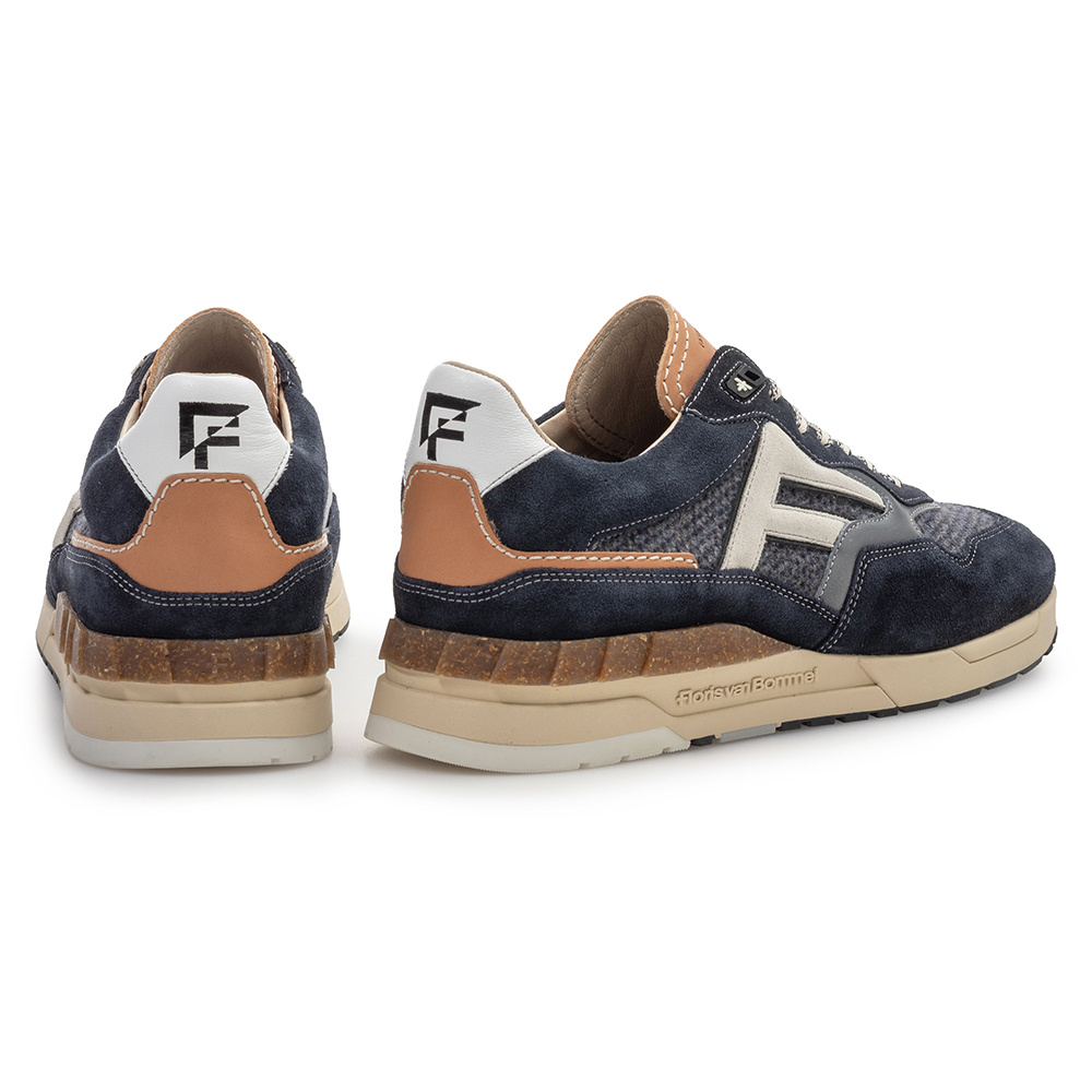Floris van Bommel Floris van Bommel Sneaker De Runner 07.09 Donker Blauw
