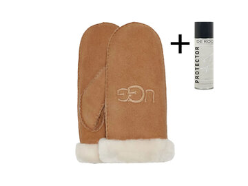 UGG UGG Handschoenen Sheepskin Embroider 20932  Cognac